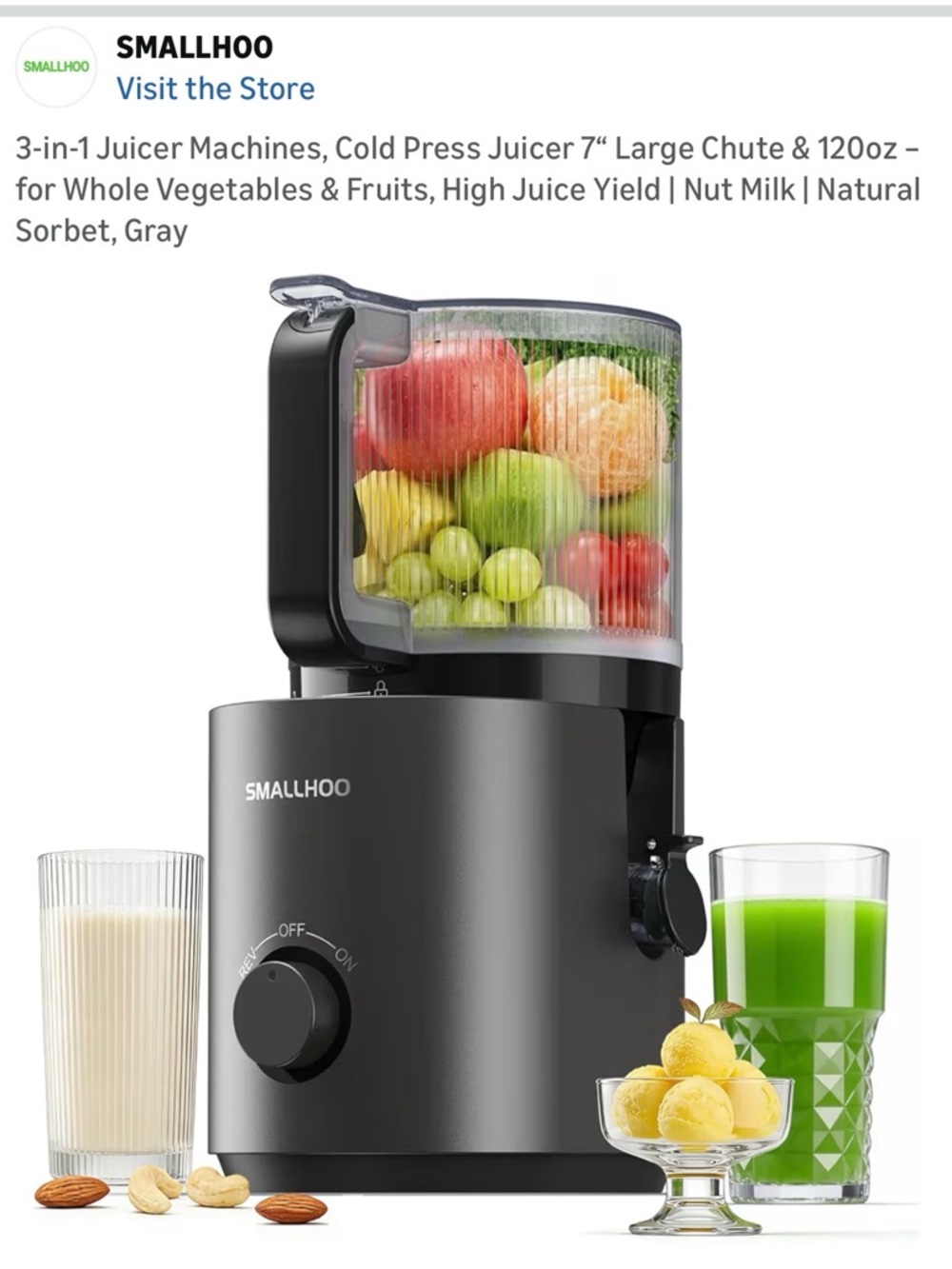 Fruit and vegetable juicer